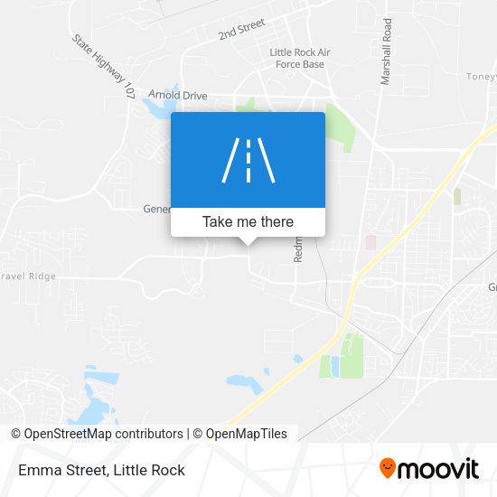 Mapa de Emma Street