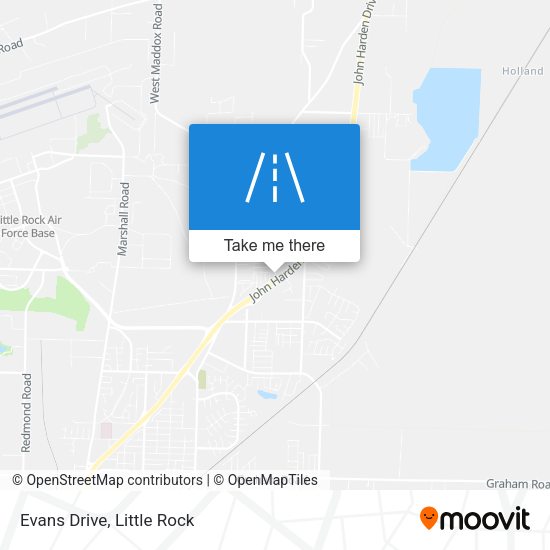 Mapa de Evans Drive