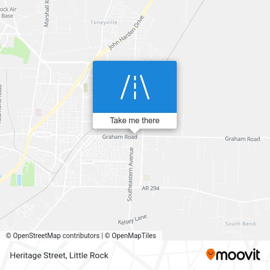 Heritage Street map