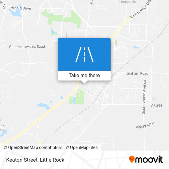 Mapa de Keaton Street