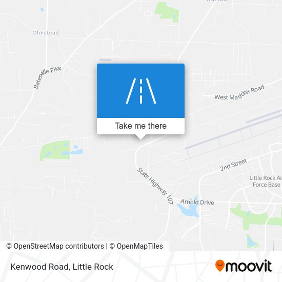 Kenwood Road map