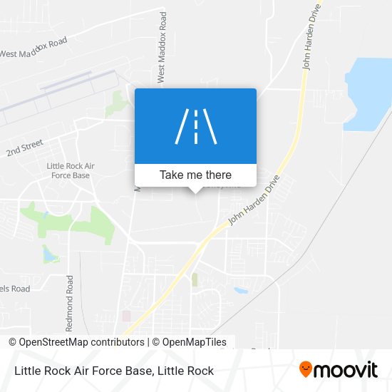 Mapa de Little Rock Air Force Base