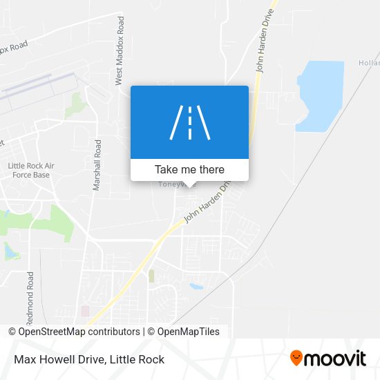 Max Howell Drive map