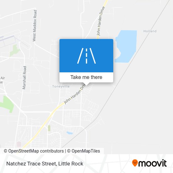 Natchez Trace Street map
