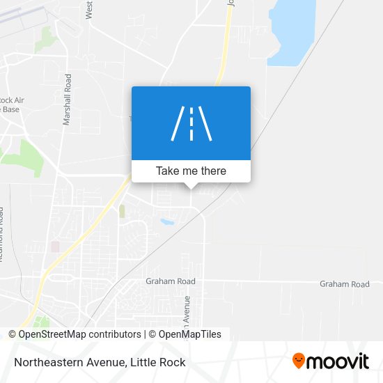Northeastern Avenue map