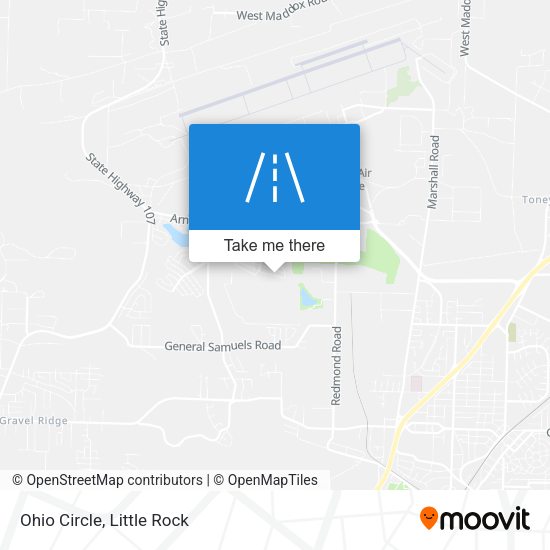 Mapa de Ohio Circle