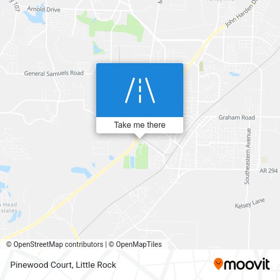 Pinewood Court map