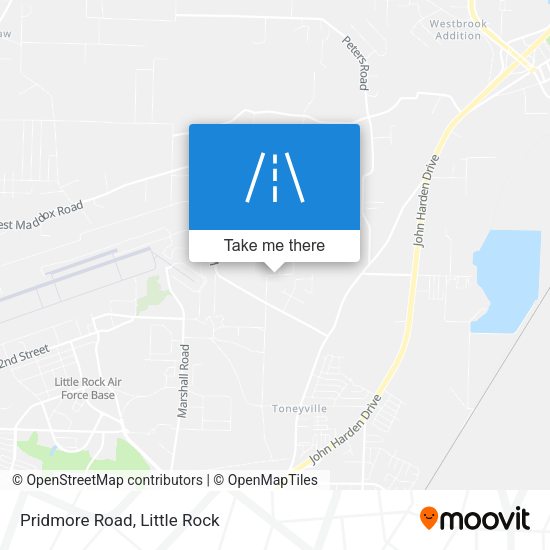 Mapa de Pridmore Road