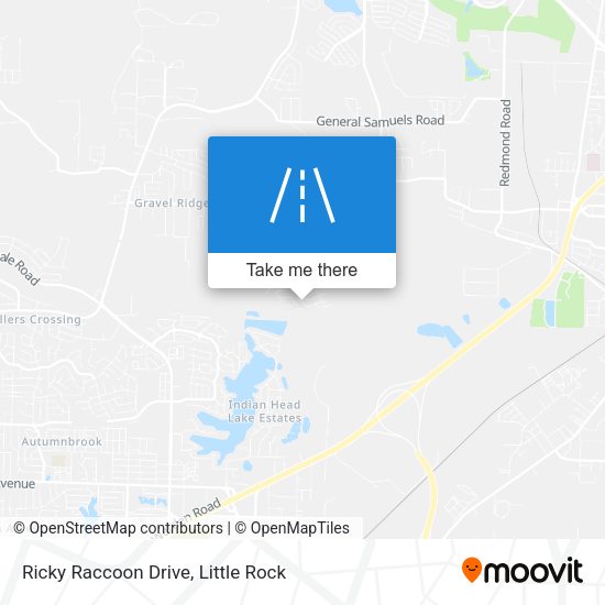 Mapa de Ricky Raccoon Drive