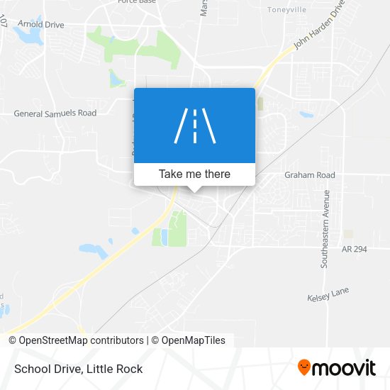 Mapa de School Drive
