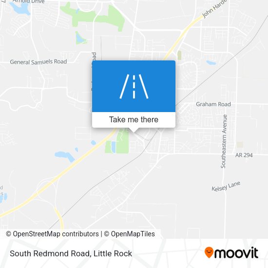 South Redmond Road map