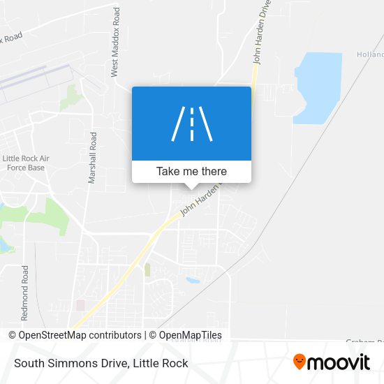 Mapa de South Simmons Drive