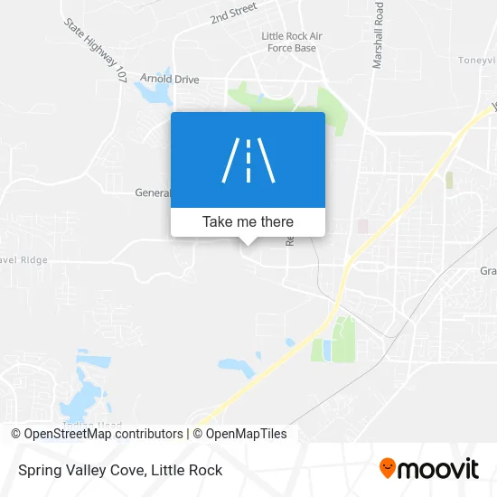 Spring Valley Cove map
