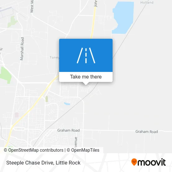 Steeple Chase Drive map
