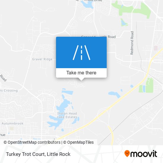 Turkey Trot Court map