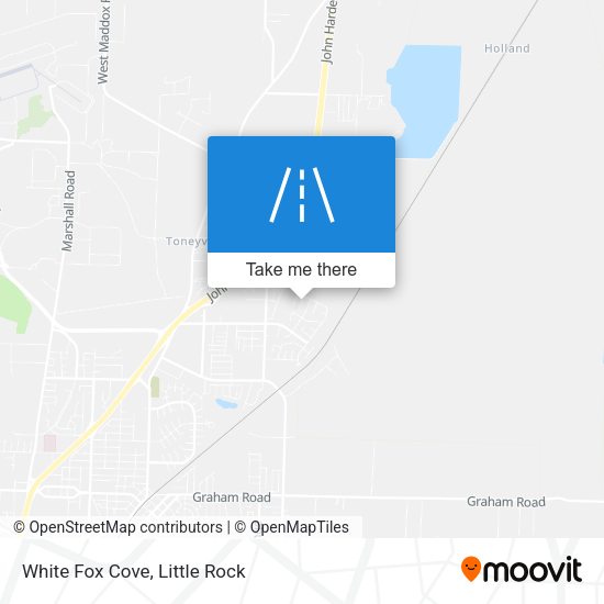 Mapa de White Fox Cove