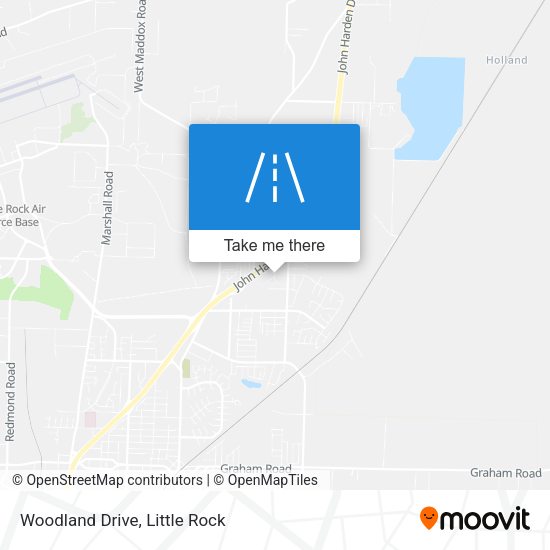Mapa de Woodland Drive