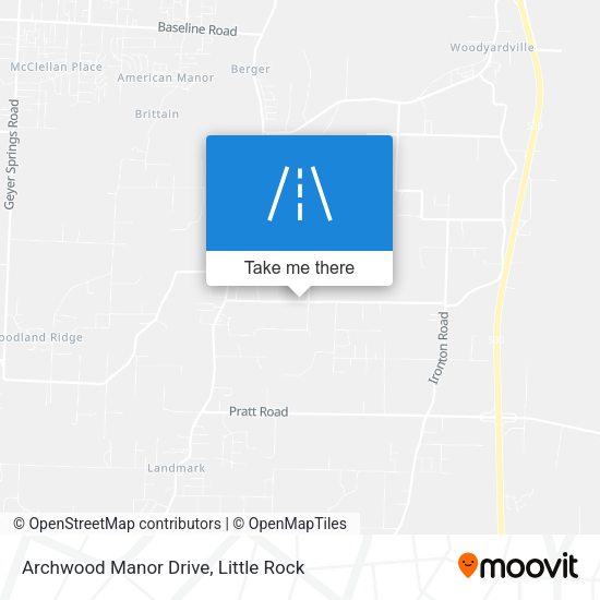 Mapa de Archwood Manor Drive