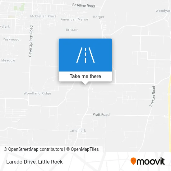 Laredo Drive map