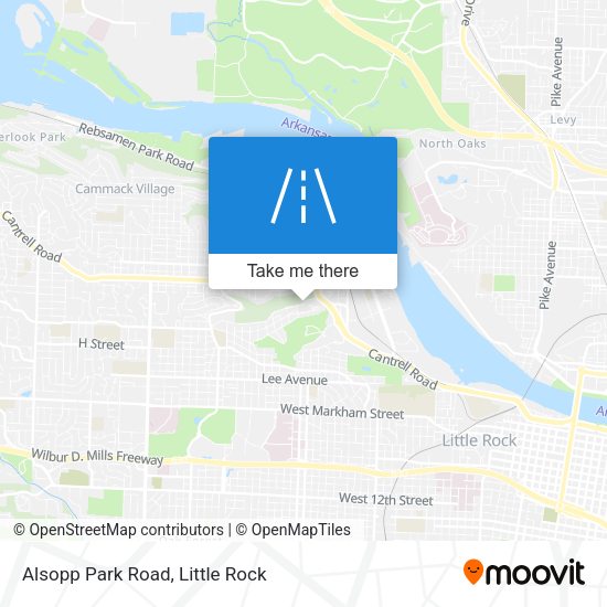 Alsopp Park Road map