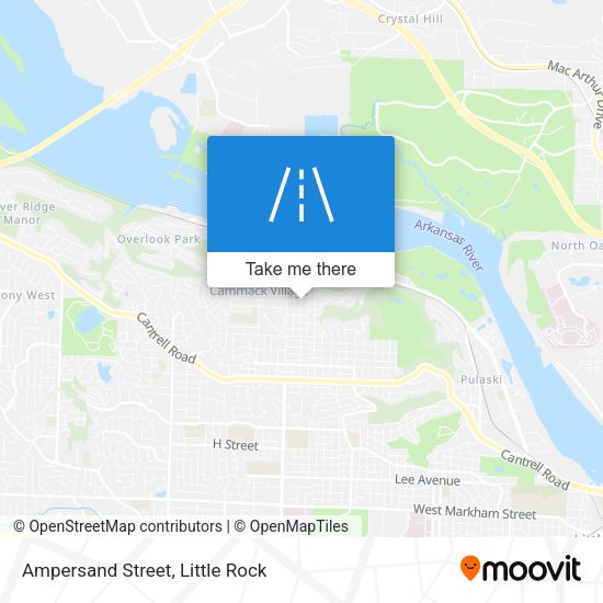 Mapa de Ampersand Street