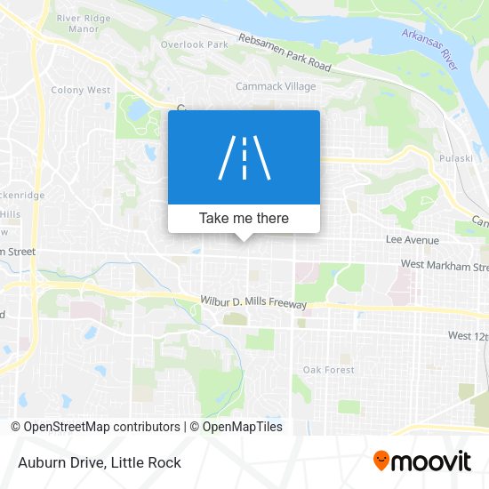 Mapa de Auburn Drive
