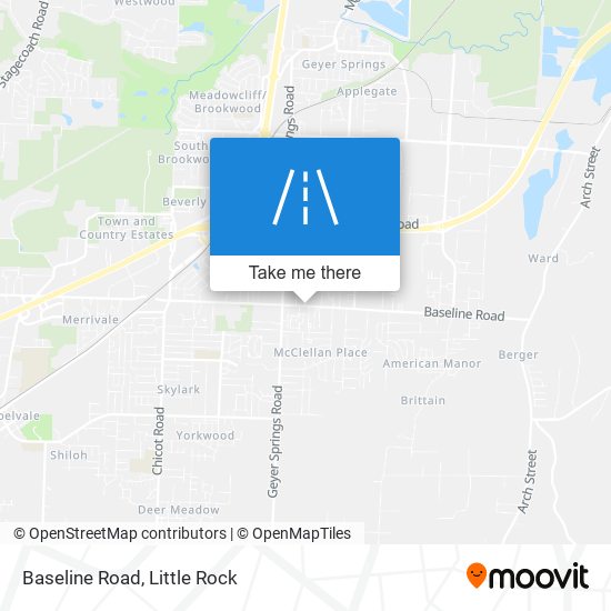 Mapa de Baseline Road