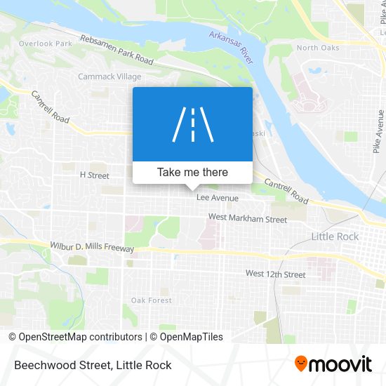 Beechwood Street map