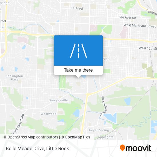 Mapa de Belle Meade Drive
