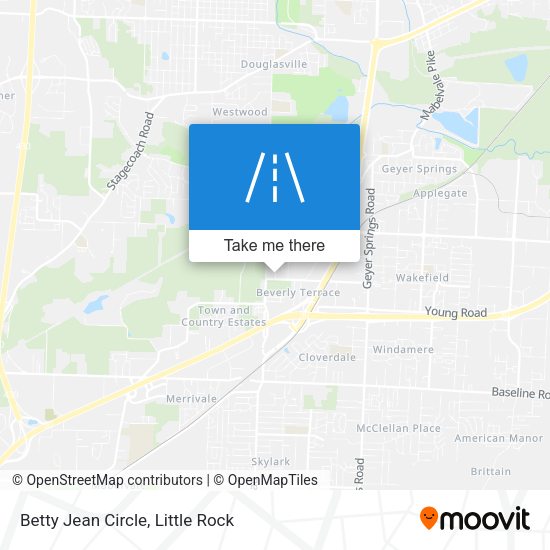 Mapa de Betty Jean Circle