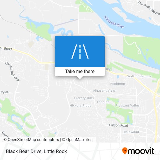 Mapa de Black Bear Drive