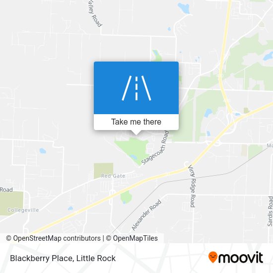 Blackberry Place map