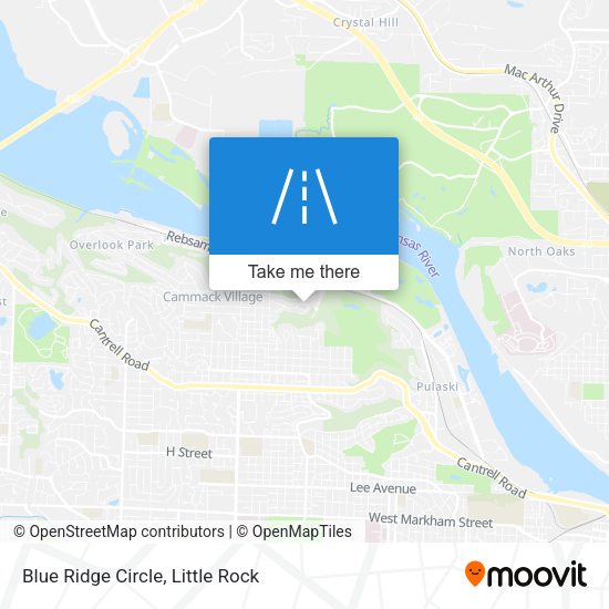 Blue Ridge Circle map