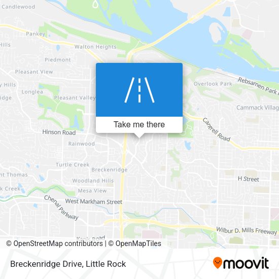 Breckenridge Drive map