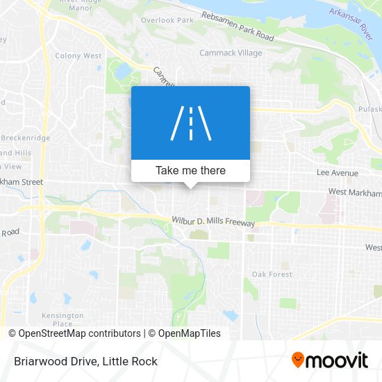 Mapa de Briarwood Drive