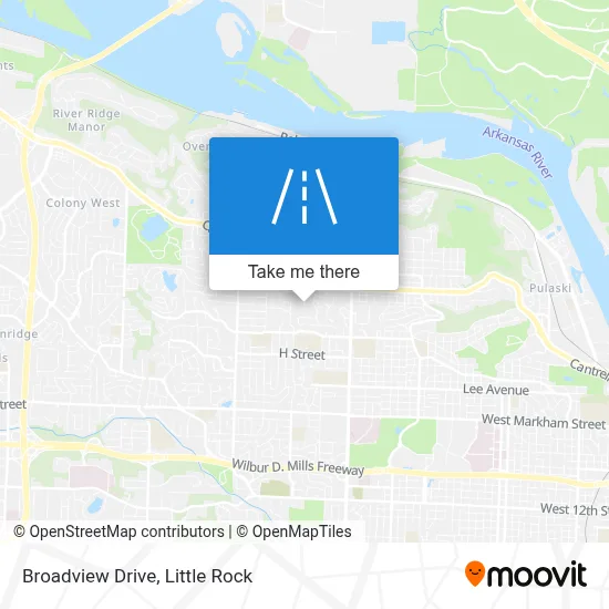 Broadview Drive map