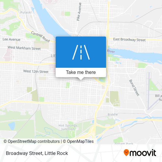 Mapa de Broadway Street