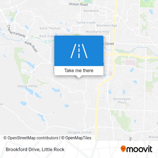 Brookford Drive map