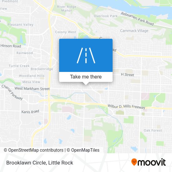 Brooklawn Circle map