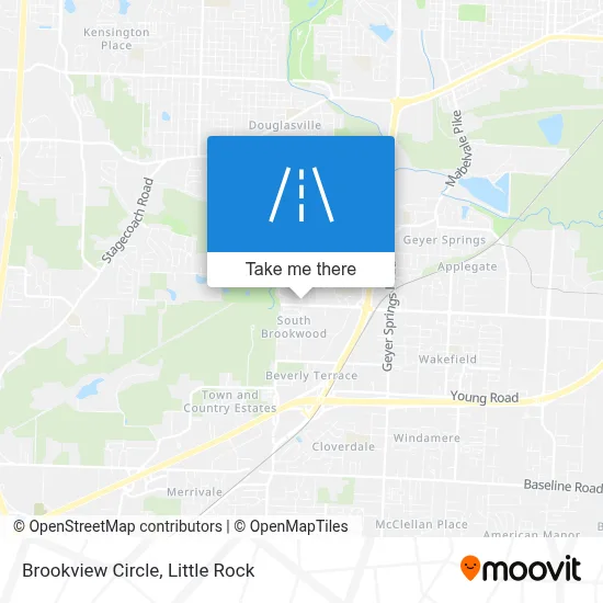 Brookview Circle map