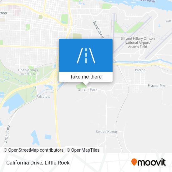 California Drive map