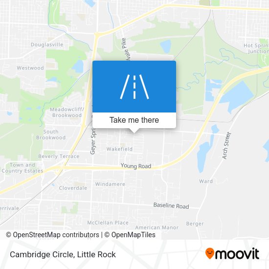 Mapa de Cambridge Circle