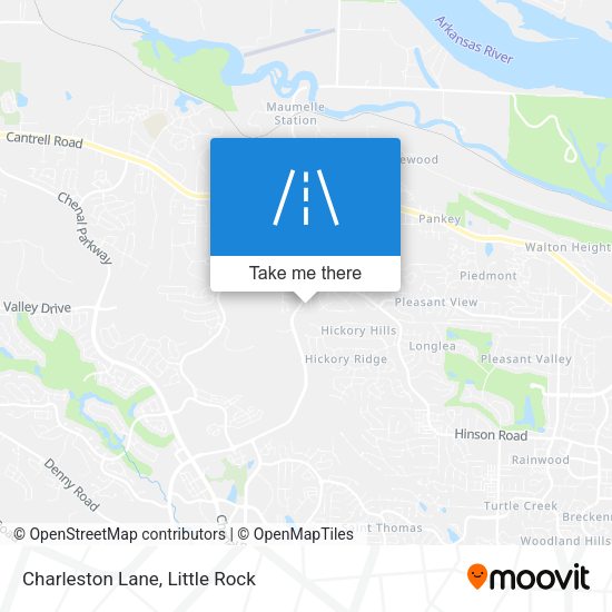 Mapa de Charleston Lane