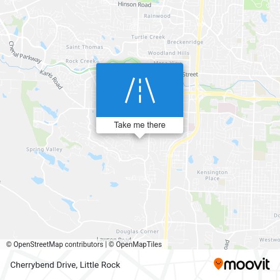 Cherrybend Drive map