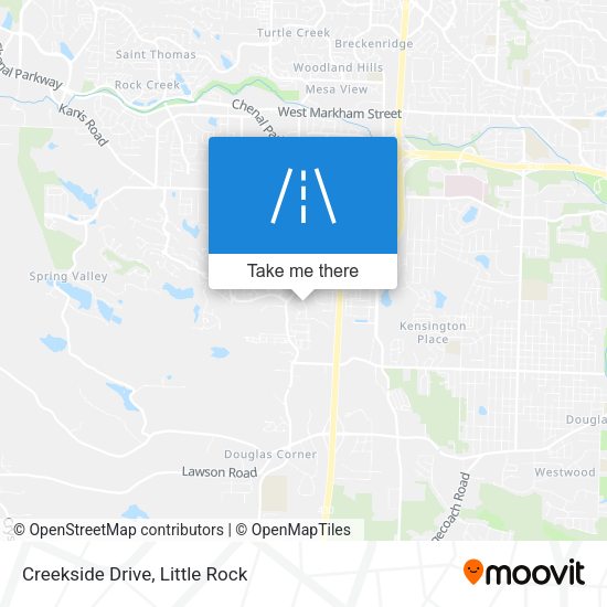 Creekside Drive map