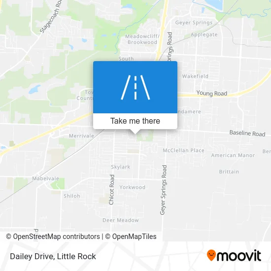 Dailey Drive map