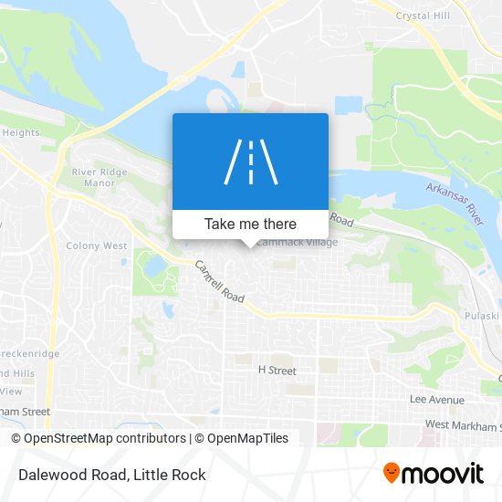 Mapa de Dalewood Road