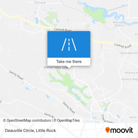 Mapa de Deauville Circle