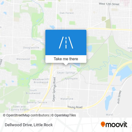 Dellwood Drive map