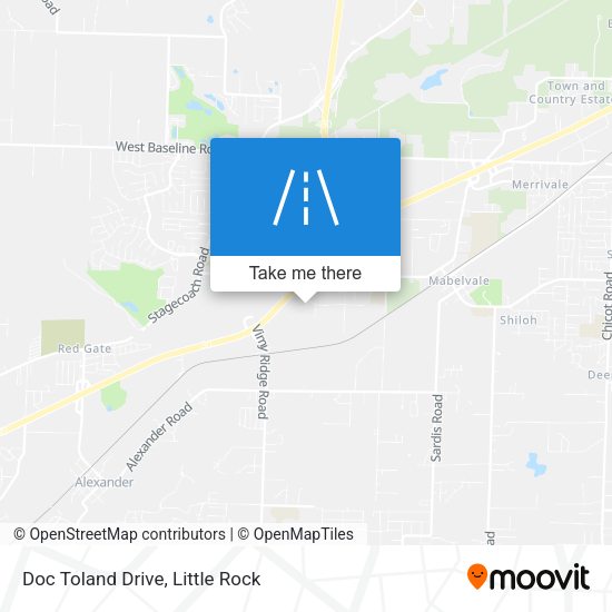 Doc Toland Drive map